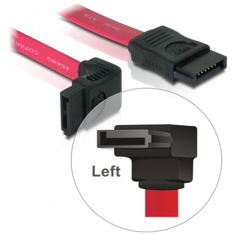 SATA Cable - 0.3m, Rosso - Foto 1
