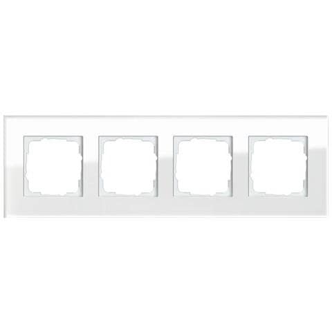 Esprit Glas Bianco Placca Per Interruttori E Coperchio Per Presa - Foto 1
