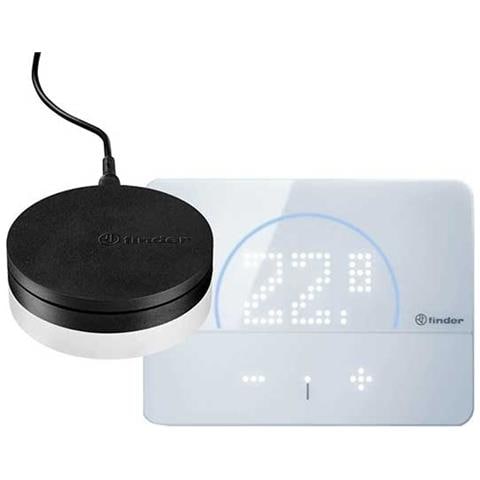 Kit Bliss2 Termostato Smart Connesso + Gateway2 Wifi Yesly Finder Tipo 1c. b1 Finder 1cb190050007poa - Foto 1