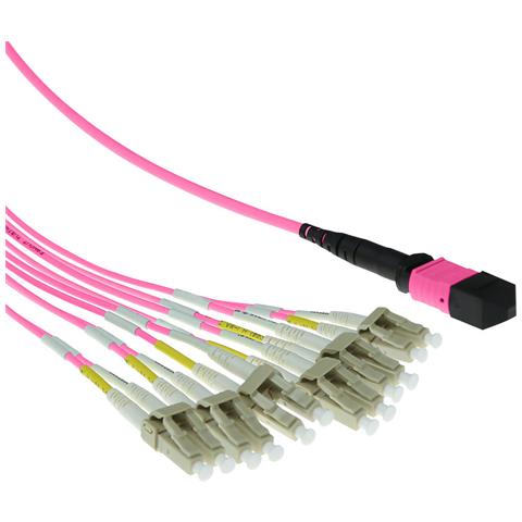 RL7851 cavo InfiniBand e in fibra ottica 1 m MPO /MTP 12x LC Viola - Foto 1