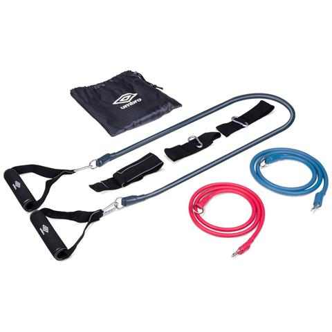 Set Di Fasce Di Resistenza 3 Livelli Con Maniglie E Ancoraggio Porta 9 Pezzi - Foto 1