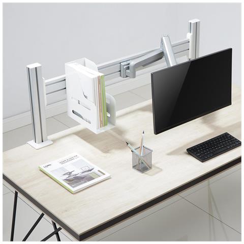 Portacavi Slatwall Per Aste Da Tavolo Set Di 2 - Foto 1