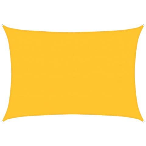 Vela Parasole 160 G /m Rettangolare Giallo 5x7 M In Hdpe - Foto 1