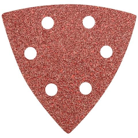 Carta Abrasiva Velcro Delta 93 X 93 Mm K 40, 5 Pz., Con Fori - Foto 1