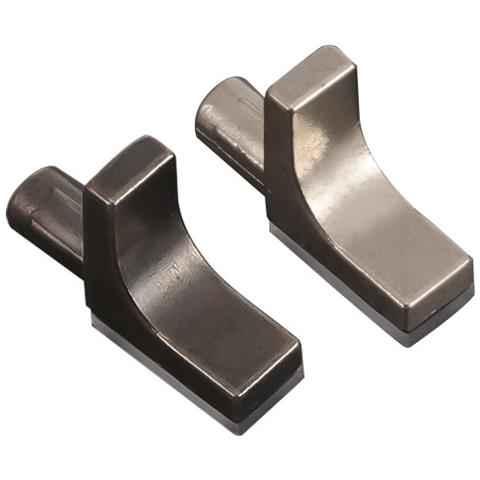 Perni Per Ripiani In Vetro Nichelati - Foto 1