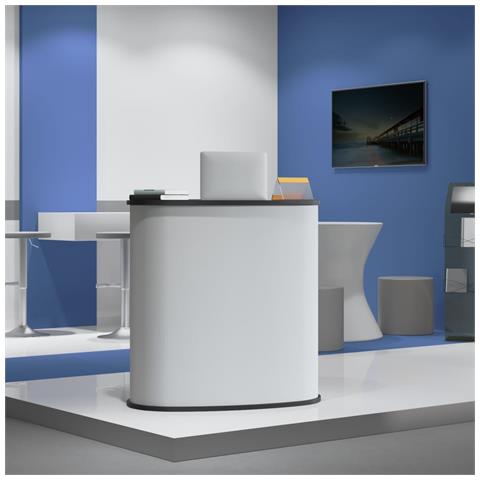 Bancone Da Fiera Pieghevole 90x48x93 Cm In Truciolare - Foto 3