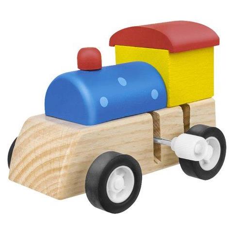 Prime Attività 42328 Sir Wood Locomotiva Legno Con Carica A Moll - Foto 1