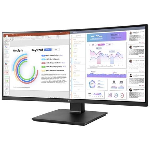 34ba75qe-b.aeu 86,7cm (34"") 21:9 Ips Ultrawide Uwqhd Monitor Hdmi /dp /usb-c [energieklasse F] (34ba75qe-b) - Foto 1