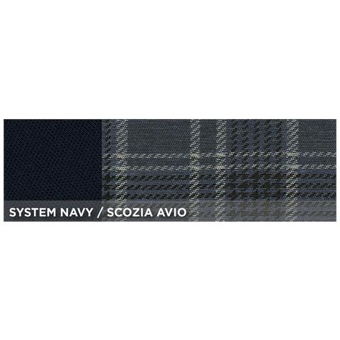 Coprisedili Anteriori Fast&smart Tg. Media Tess. Misto Cotone Avio/navy - Foto 2