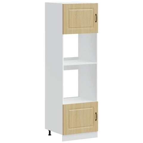 Armadi Forno 2 Pz Lucca Rovere Sonoma In Legno Multistrato - Foto 2