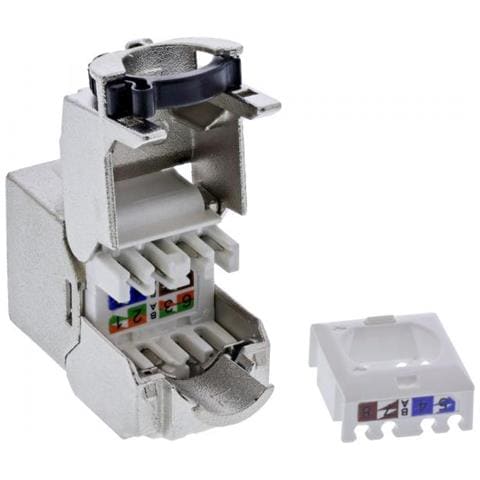 Keystone Rj45 Jack Slim, Snap-in, Cat. 8.1, Fascetta Integrata - Foto 2