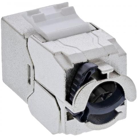 Keystone Rj45 Jack Slim, Snap-in, Cat. 8.1, Fascetta Integrata - Foto 3