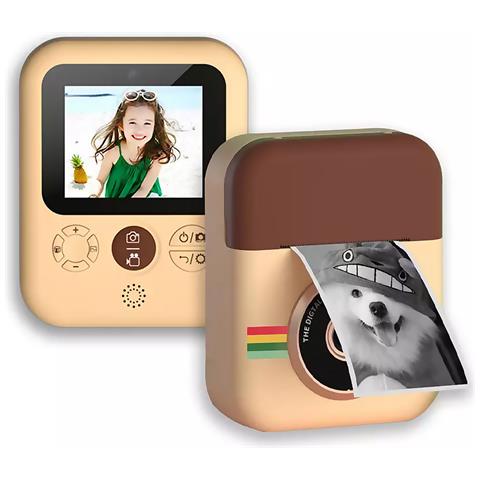 Fotocamera Digitale Epsilon Mini Con Stampa Istantanea. Schermo Da 2,4 Pollici, 12 Mpx, Seconda Camera Per Selfie. Video Fhd. - Foto 1