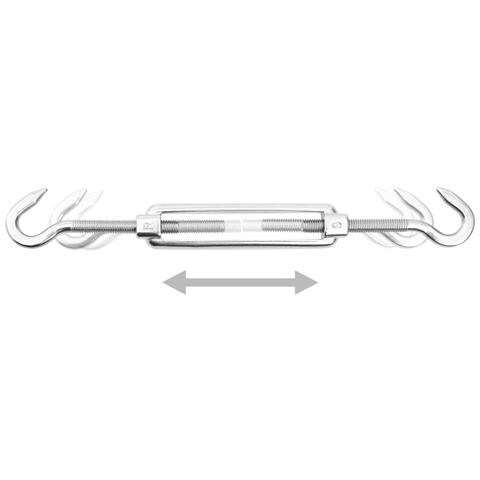 Set Accessori Per Vela Parasole 8 Pz In Acciaio Inossidabile - Foto 1