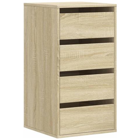 Lusso Casadino -  Cassettiera Angolare Rovere Sonoma 40x41x76cm Legno Multistrato - Foto 1