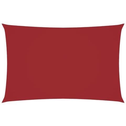 Parasole A Vela Oxford Rettangolare 5x8 M Rosso - Foto 1