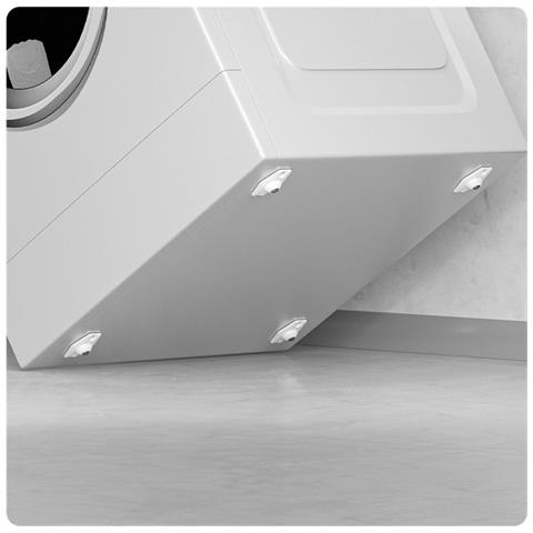 Ruote Scorrevoli Autoadesive - Rulli Per Mobili Confezione Da 4 White - Foto 2