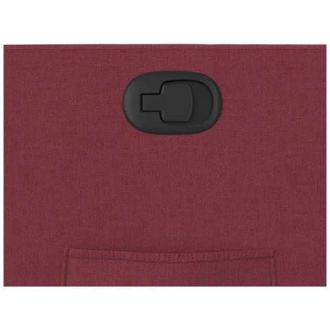 Poltrona Reclinabile in Tessuto Rosso Vino - Foto 9