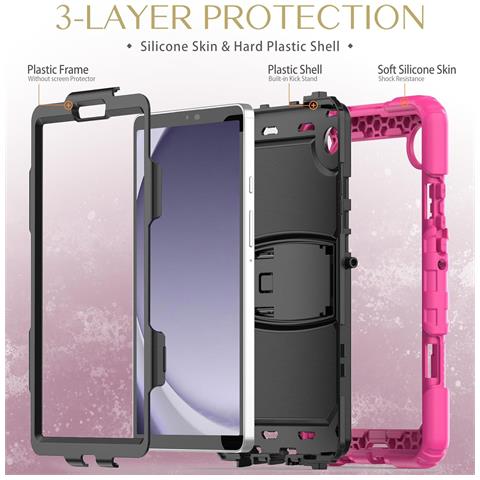Custodia Per Ipad Mini 5/4 7.9"" Con Supporto E Tracolla Rosa - Foto 4