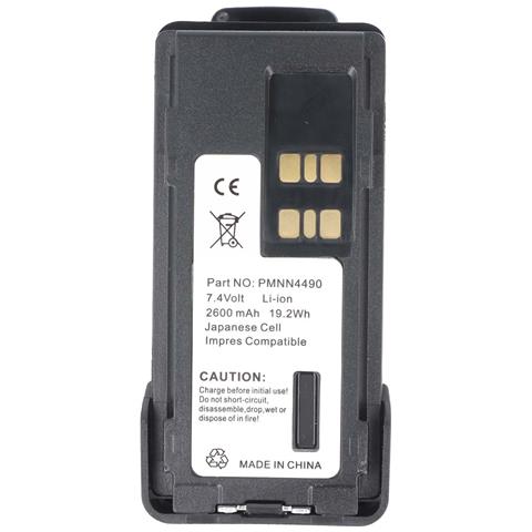 Batteria Per Walkie-talkie Motorola Dp2400 / Dp2600 Li-ion 7.4v 2600mah 19,2 Wh - Foto 1