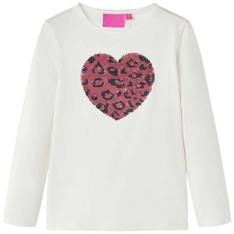 Maglietta da Bambina a Maniche Lunghe Ecru 92 - Foto 1