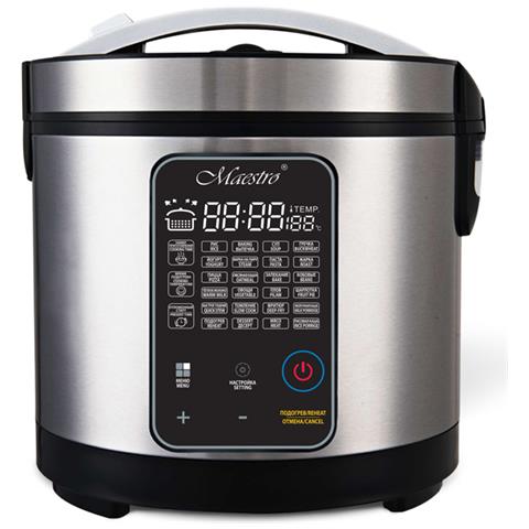 MR-795 pentola a pressione 5 L Nero, Acciaio inox 700 W - Foto 1