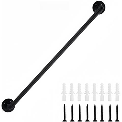 Ringhiera Antiscivolo Per Scale - Corrimano In Acciaio Zincato Per Scale Interne, Diametro Del Tubo 3,2 Cm 30 Cm - Foto 1