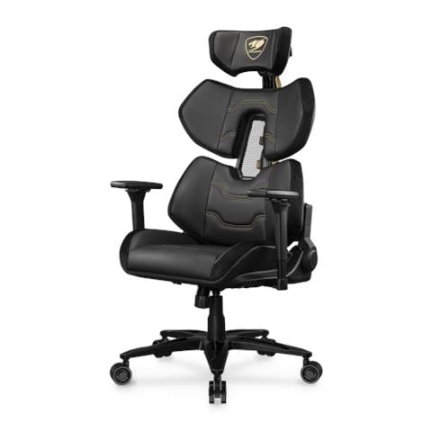 Terminator Elite Gold Sedia da gaming per PC Seduta imbottita Nero, Oro - Foto 2