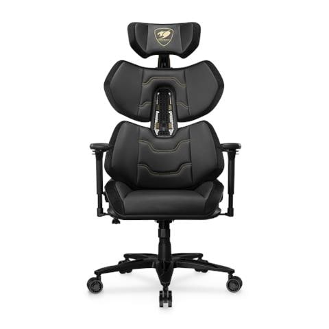 Terminator Elite Gold Sedia da gaming per PC Seduta imbottita Nero, Oro - Foto 1