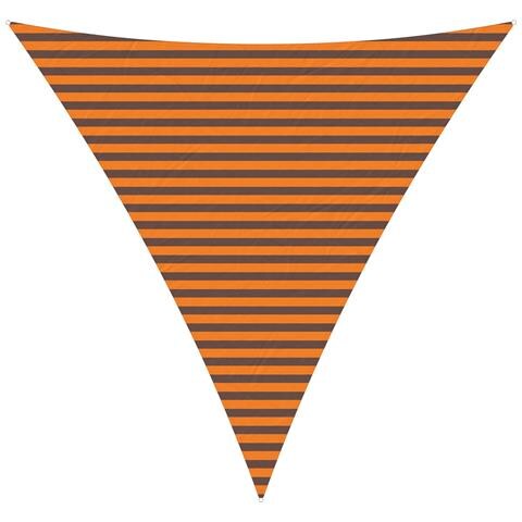 Vela da ombra solare Arancione e Marrone 4 x 4 x 4 m - Foto 1