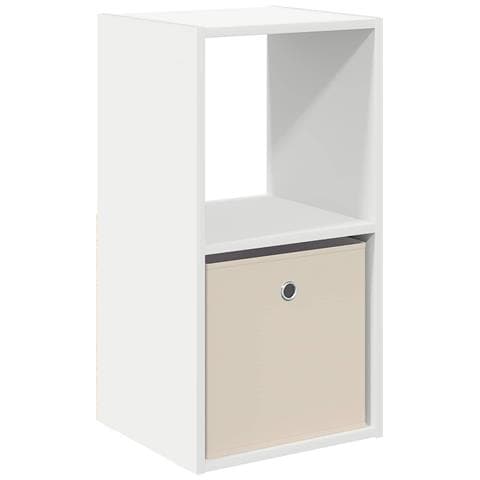 Comodino Bianco 35 x 32 x 68,5 cm Legno multistrato - Foto 1