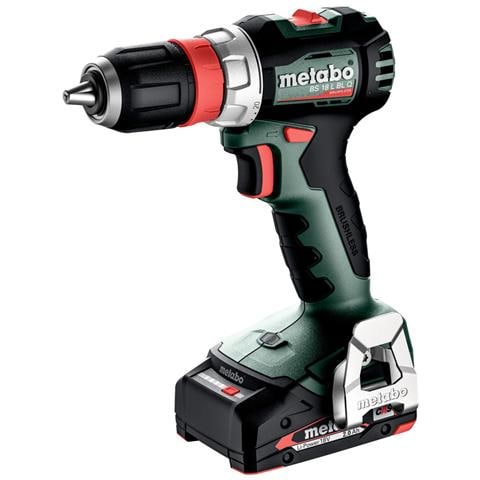 Metabo BS 18 L BL Q, Trapano con impugnatura a pistola, Senza spazzola, Nero, Verde, Rosso, Argento, 1,3 cm, 1700 Giri/min, 4 cm - Foto 1