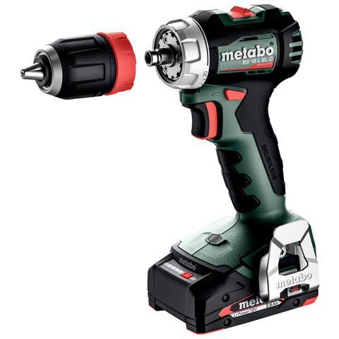 Metabo BS 18 L BL Q, Trapano con impugnatura a pistola, Senza spazzola, Nero, Verde, Rosso, Argento, 1,3 cm, 1700 Giri/min, 4 cm - Foto 11