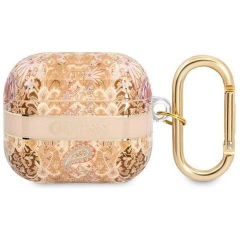 Indovina Gua3hhhfld Airpods 3 Custodia Oro /colore Oro Collezione Paisley Strap - Foto 1