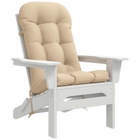 Cuscino per Lounger Sole PUTTEN 100% Poliestere Crema - Foto 2