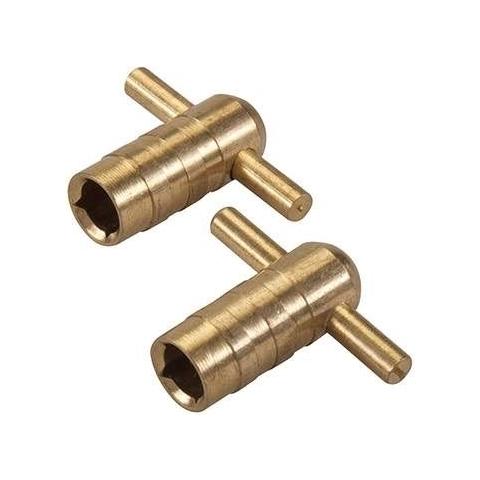 Chiave In Ottone Per Spurgo Scarico Radiatore - 2 Pezzi - Foto 1