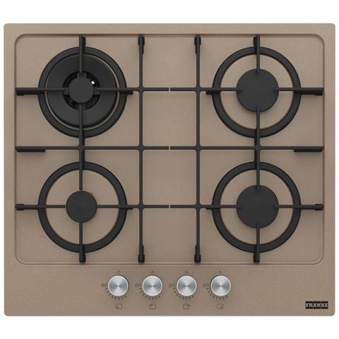 FHMA 604 3G DC OY C Nero, Marrone, Acciaio inox Da incasso 59 cm Gas 4 Fornello (i) - Foto 1