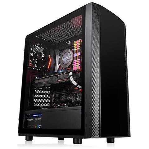 Case Versa J25 Middle Tower ATX, micro ATX, Mini-ITX 2 Porta USB 3.2 Colore Nero (Finestrato) - Foto 1