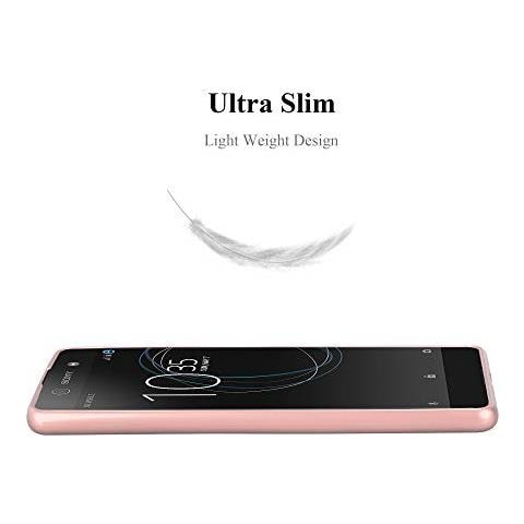 Custodia Compatibile Con Sony Xperia Xa In Oro Rosa Metallico - Coperchio Protettivo In Silicone Tpu Flessibile - Foto 2