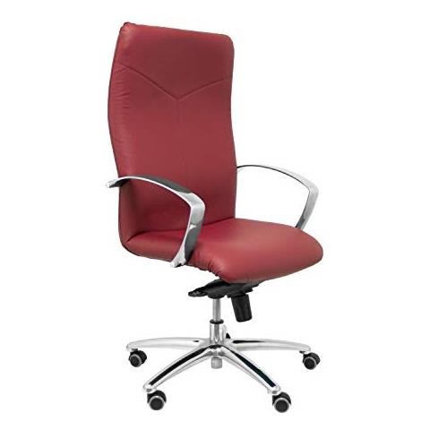 Poltrona Caucciù Similpelle Bordeaux Sedie Da Ufficio, Taglia Unica - Foto 1