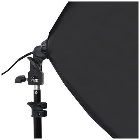 Kit per Studio Fotografico con Luci Softbox e Fondale - Foto 2