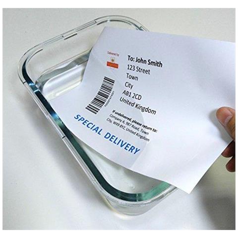 10 Fogli Bianchi A4 Impermeabile Del Pvc Del Vinile Opaco Autoadesivo Autoadesivo Inkjet Printable - Foto 4