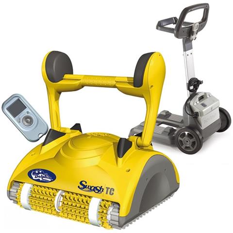 Fondo, Pareti E Linea Di Galleggiamento Elettrici Del Robot Della Piscina Con Telecomando E Carrello - Swash Tc - Foto 4