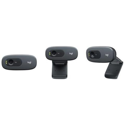 Webcam C270 HD con Risoluzione 1280 x 960 Pixel USB Colore Nero  - Foto 5