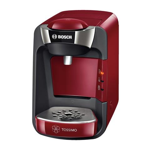 TAS3203, Libera installazione, Semi-automatica, Macchina per caffè con capsule, Capsule caffè, Rosso, Cromo - Foto 1
