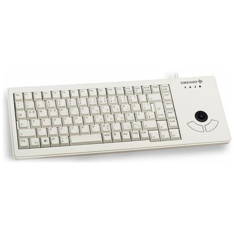 Tastiera con Trackball USB G84-5400LUMBE-0  (Layout Belga) Colore Grigio - Foto 2