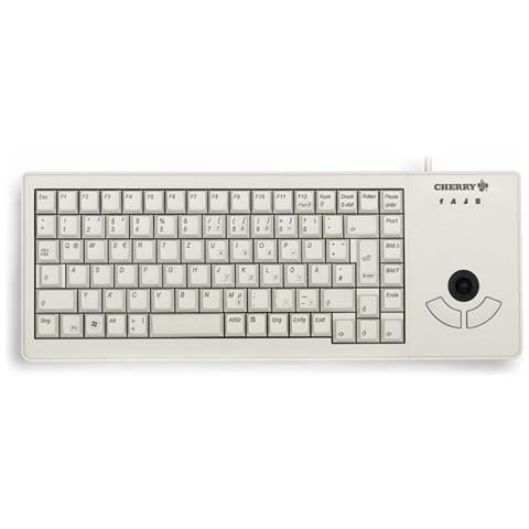 Tastiera con Trackball USB G84-5400LUMBE-0  (Layout Belga) Colore Grigio - Foto 1