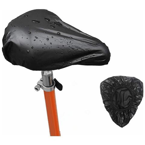 Coprisella Impermeabile Per Bicicletta Nero - Foto 12