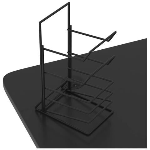 Scrivania da Gaming con LED e Gambe a Z Nera 90x60x75 cm - Foto 2