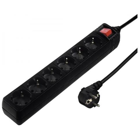 137265 Interno 6presa (e) Ac 3m Nero Prolunghe E Multiple - Foto 2